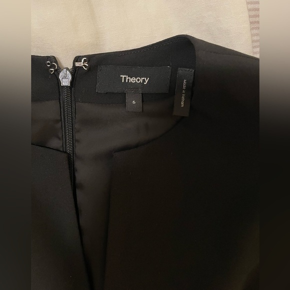 Theory Outlet Split Front Dress in Sevona Stretch Wool - Picture 5 of 5